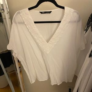 Zara Linen Top